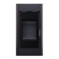 Сталева піч BOKAR Aston ST 4380 ( 9,0 кв ) White ceramatex