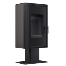 Сталева піч BOKAR Aston FD 4380 ( 9,0 кв ) black ceramatex