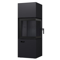 Сталева піч BOKAR Forum (9,2 kW) Black Ceramtex