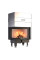 Каминная топка BOKAR 755047 LG (15,2 кВт) white ceramatex – купить угловую гильотинную топку