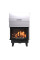 Каминная топка BOKAR 755047 LG (15,2 кВт) Black Ceramatex – купить угловую гильотинную топку
