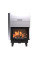 Камінна топка BOKAR 855047R G (17 kW ) black ceramatex