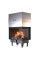 Камінна топка BOKAR 855047R G (17 kW ) black ceramatex