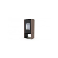 Сталева піч Defro Home SOLUM LOG Коричневий...