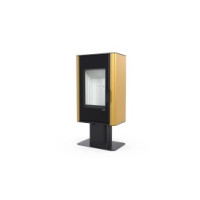 Сталева піч Defro Home SOLUM TOP 2.0 Золотий...