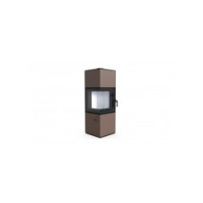 Сталева піч Defro Home QUADROOM Коричневий...