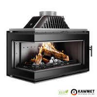 Камінна топка KAWMET W16 LB Black (13,5 kW) ECO