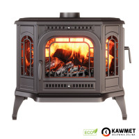 Піч камін чавунна KAWMET P7 (10.5 kW) PB ECO дверцята з правого боку