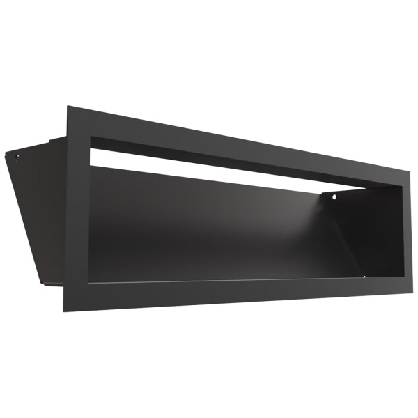Камінна решітка Kratki LUFT чорна 12x40 Slim