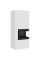 Камінна топка Kratki SIMPLE 12 BS права в обудові BOX стальний - білий