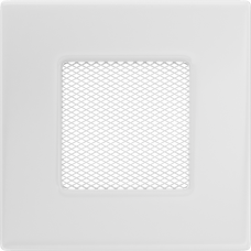 Камінна решітка Kratki біла 11x11