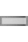 Камінна решітка Kratki чорно-срібна 17x49