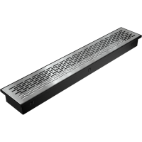 Камінна решітка Kratki FLOOR шліфована 9x60