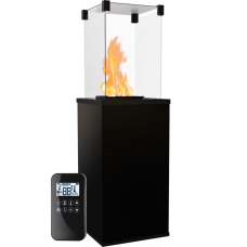 Газовий обігрівач Kratki PATIO MINI керамограніт COLLECTION NERO ASSOLUTO - пульт