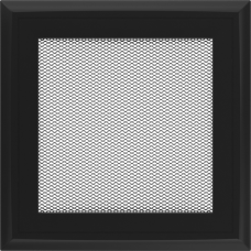 Камінна решітка Kratki Oskar чорна 17x17