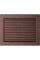 Камінна решітка Kratki мідна з жалюзями 22x30