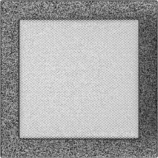 Камінна решітка Kratki чорно-срібна 22x22