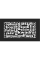 Камінна решітка Kratki ABC чорна 17x30