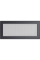 Камінна решітка Kratki графітова 17x37