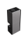 Камінна топка Kratki SIMPLE 12 BS права в обудові BOX стальний - чорний