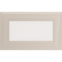 Камінна решітка Kratki Oskar кремова 11x17