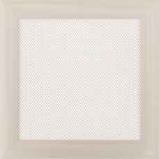 Камінна решітка Kratki Oskar кремова 22x22