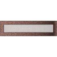 Камінна решітка Kratki мідна 11x42