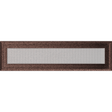 Камінна решітка Kratki Oskar мідна фарбована 11x42