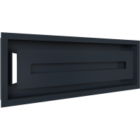 Камінна решітка Kratki WIND графітова 17x49