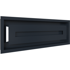 Камінна решітка Kratki WIND графітова 17x49