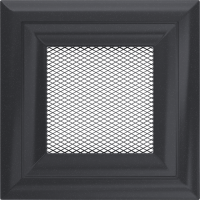 Камінна решітка Kratki Oskar графітова 11x11