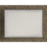 Камінна решітка Kratki чорно-золота 22x30