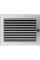 Камінна решітка Kratki шліфована з жалюзями 22x30