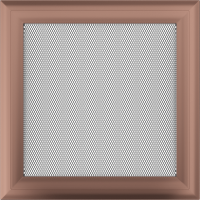 Камінна решітка Kratki Oskar мідна 22x22