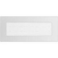 Камінна решітка Kratki біла 11x24