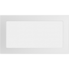 Камінна решітка Kratki біла 17x30