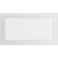 Камінна решітка Kratki Oskar біла 17x30
