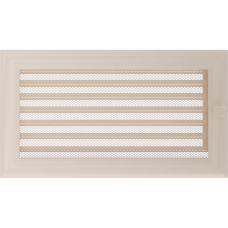 Камінна решітка Kratki Oskar кремова з жалюзями 17x30