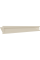 Камінна решітка Kratki LUFT SF кутовий лівий кремовий 80x40x9