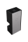 Камінна топка Kratki NBC 7 в обудові HOME EASY BOX стальний - чорний