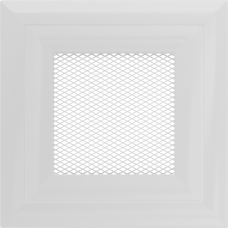 Камінна решітка Kratki Oskar біла 11x11