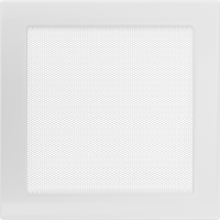 Камінна решітка Kratki біла 22x22