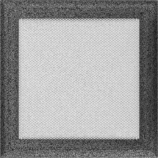 Камінна решітка Kratki Oskar чорно-срібна 22x22