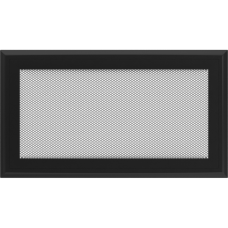Камінна решітка Kratki Oskar чорна 17x30