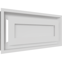 Камінна решітка Kratki WIND біла 22x45