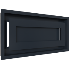 Камінна решітка Kratki WIND графітова 22x45