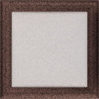 Камінна решітка Kratki Oskar мідна фарбована 22x22
