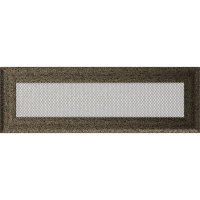 Камінна решітка Kratki Oskar чорно-золота 11x32