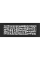 Камінна решітка Kratki ABC чорна 17x49