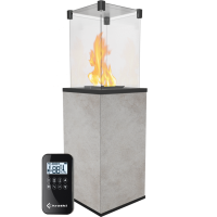 Газовий обігрівач Kratki PATIO MINI керамограніт OXIDE GRIGIO - пульт